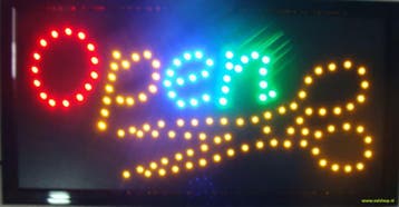 Kapper kapsalon LED bord lamp verlichting lichtbak reclame #, Verzenden, Nieuw