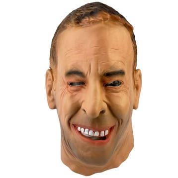 Man masker lachend (bruin haar), Verzenden, Nieuw