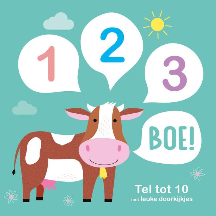 Boek: 123 Boe! - (als nieuw), Boeken, Kinderboeken | Baby's en Peuters, Zo goed als nieuw, Verzenden