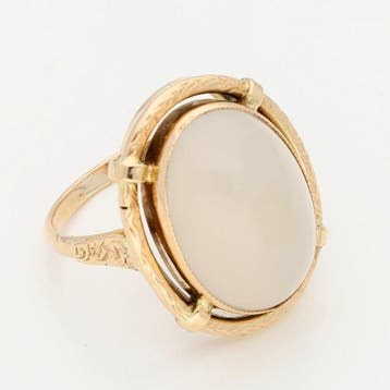 Ring - 14 karaat Roségoud - Opaliet, Nieuw