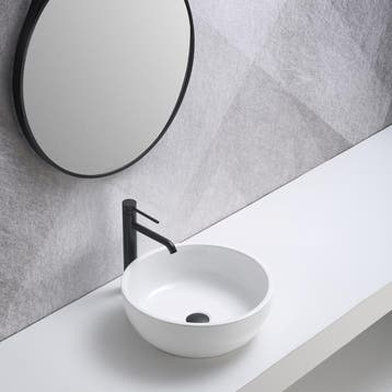 Waskom Carina 41x41x14cm glans wit, Verzenden, Nieuw