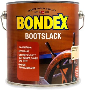 Bondex Bootslack - kleurloos - 2,5 liter (Bondex blanke lak), Overige kleuren, Nieuw, Ophalen of Verzenden, Lak