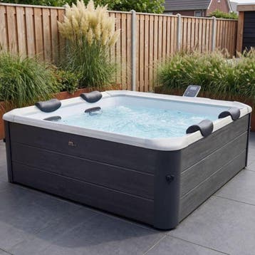 Mobiele Spa / Bubbelbad 230 volt montage in 45 min. ACTIE!, Verzenden, Nieuw, Pomp, Vast