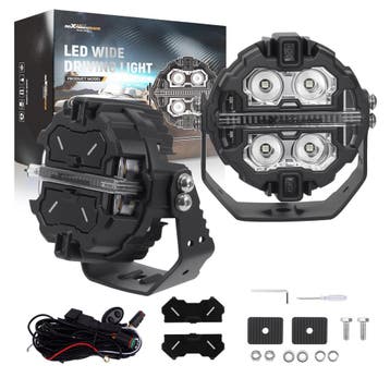 LED High Beam 3.5 19200LM Dual Side Light voor Off Road..., Motoren, Verzenden, Nieuw