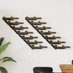 Wand wijnrek zwart 14 flessen | Laatste Stuk!, Huis en Inrichting, Woonaccessoires | Wijnrekken, 5 tot 15 flessen, Nieuw, Ophalen of Verzenden