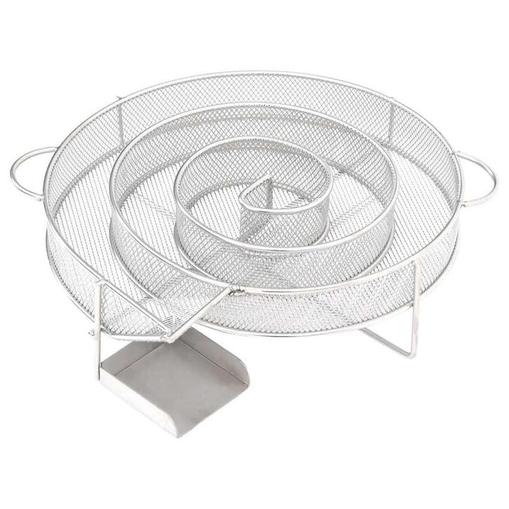 vidaXL Rookgenerator koud rond 19,5 cm roestvrij staal, Tuin en Terras, Barbecue-accessoires, Nieuw, Verzenden
