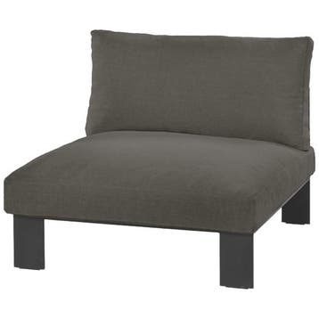 Serax Fauteuil Houtskool Voor Indoor - Tuinstoel - Nieuw in, Tuin en Terras, Tuinstoelen, Ophalen of Verzenden, Nieuw, Aluminium