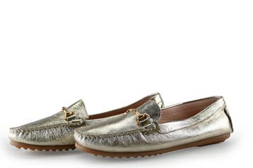 Stefano Lauran Loafers in maat 39 Goud, Overige kleuren, Verzenden, Overige typen, Zo goed als nieuw