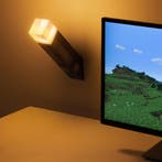 Minecraft Torch lamp, Verzenden, Nieuw