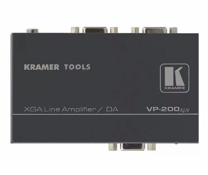 Kramer VP-200XLN 1:2 distribution amplifier, Computers en Software, Netwerk switches, Refurbished, Ophalen of Verzenden
