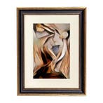 Fotolijst Venice Zwart/Goud 70x70 cm, Nieuw