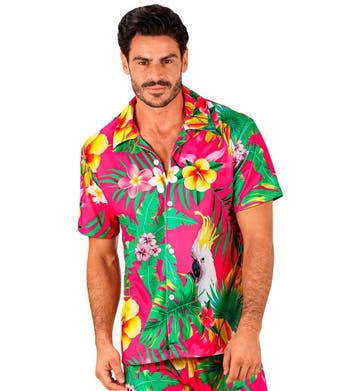 Zomer Partyblouse Papegaai Volwassen, Ophalen of Verzenden, Nieuw