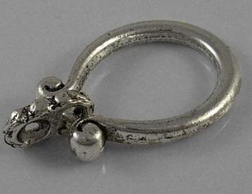Prachtige bails hanger 22 x 35mm gat: 1mm oud zilver kleu..., Ophalen of Verzenden, Nieuw, Bedel