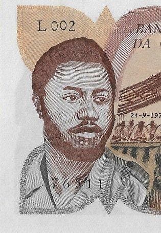 Guinee-Bissau. - 100 Pesos 24-9-1975 - Pick 2 (Zonder