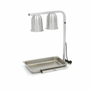 Warmtebrug - 2 Lampen - incl. Lampen en 1x 1/1 GN-Bak, Verzenden, Nieuw in verpakking, Fornuis, Frituur en Grillen
