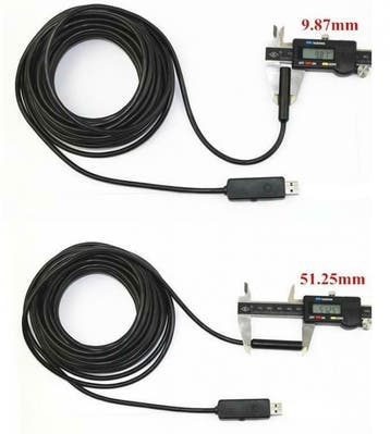 5 meter HD USB endoscoop Ø 10 mm met LED, Ophalen of Verzenden, Nieuw