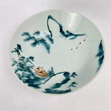 Arita - Kom - Large Bowl - Porselein - Met penseel
