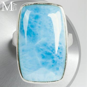 Buitengewoon Larimar, “Steen van Atlantis” - Prachtige