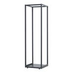 [en.casa] Brandhout rek Tornved houtopslag 35x35x120 cm zwar, Tuin en Terras, Haardhout, Verzenden