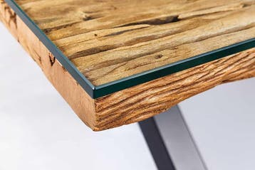 Massieve salontafel BARRACUDA 110cm antiek naturel teakhout, Huis en Inrichting, Tafels | Salontafels, Ophalen of Verzenden, Nieuw