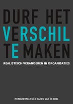 Durf Het Verschil Te Maken 9789082936407, Ophalen of Verzenden, Nieuw, Merlijn Ballieux; Guido Van De Wiel