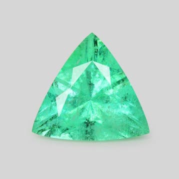 1 pcs Groen Smaragd - 4.01 ct - Bellerophon Gemlab -, Nieuw