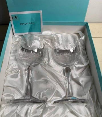 Tiffany & Co. Floret Crystal Red Wine Glass Set - Bestekset
