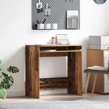 vidaXL Bureau Oud Hout Bewerkt hout 77.5 x 43 x 79 cm, Verzenden, Nieuw