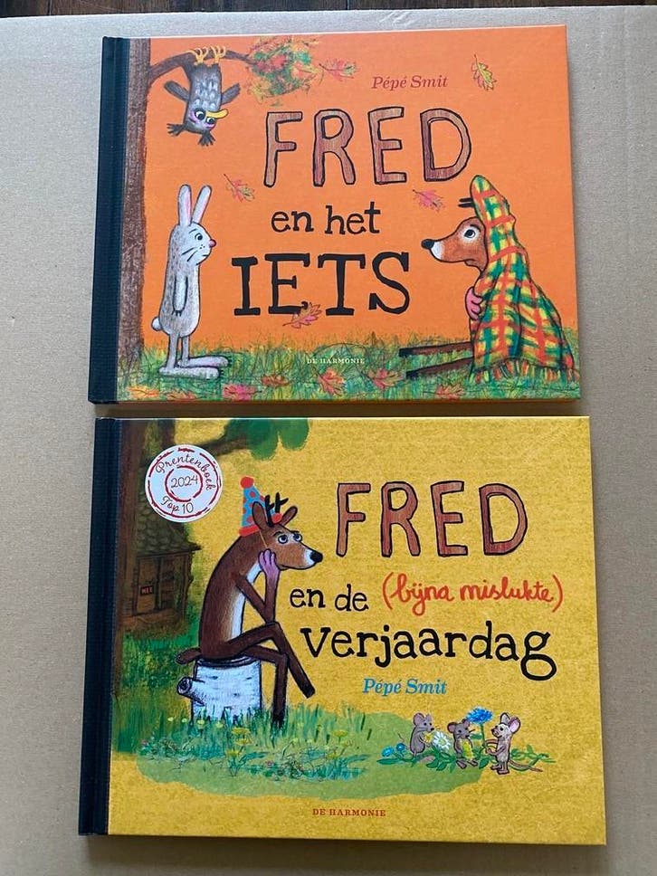 Fred het ( heel erg eigenwijze ) Hert - 2 Delen - NIEUW, Boeken, Kinderboeken | Kleuters, Fictie algemeen, 4 jaar, Zo goed als nieuw