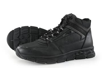 Tom Tailor Veterboots in maat 43 Zwart, Kleding | Heren, Schoenen, Verzenden, Zwart, Boots, Tom Tailor