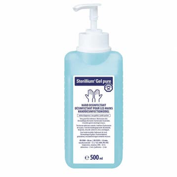 Sterillium Gel Pure 500 ml met handpomp | Handdesinfectie, Diversen, Verzenden, Nieuw