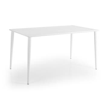 *WOONWINKEL* Lavis Linde Tuintafel 140 X 78 Wit, Tuin en Terras, Verzenden, Nieuw