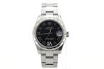 Rolex Datejust 178344 Paars Domed 24 Diamond Oyster Midsize, Sieraden, Tassen en Uiterlijk, Horloges | Dames, Ophalen, Staal, Polshorloge