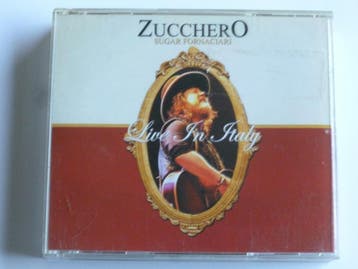 Zucchero Sugar Fornaciari - Live in Italy (2 CD + 2 DVD), Cd's en Dvd's, Cd's | Pop, Ophalen of Verzenden, Zo goed als nieuw