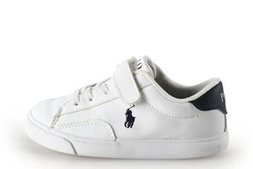 Polo Ralph Lauren Sneakers Jongens in maat 26 Wit, Verzenden, Jongen of Meisje, Schoenen, Zo goed als nieuw