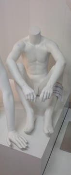 Man zittend headless