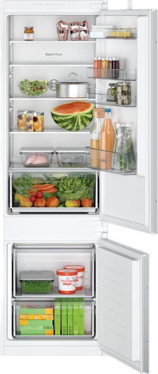 Bosch Serie 2 KIV87NSE0 koel-vriescombinatie Ingebouwd649, Witgoed en Apparatuur, Koelkasten en IJskasten, Ophalen of Verzenden