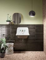 Wandtegel Rak Frammenti Kleinformaat Zwart Glans 7,5x40, 40 tot 60 cm, Nieuw, 10 m² of meer, Wandtegels