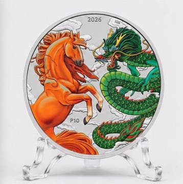 Australië. 1 Dollar 2026 – Chinese Myths and Legends – Fire