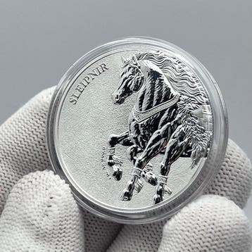 Duitsland. 5 Mark 2026 – Beasts: Sleipnir Geminus – 1 oz