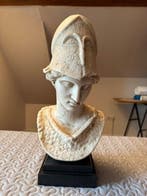 sculptuur, Buste de Pallas Athéna / Minerve casquée — aspect, Antiek en Kunst