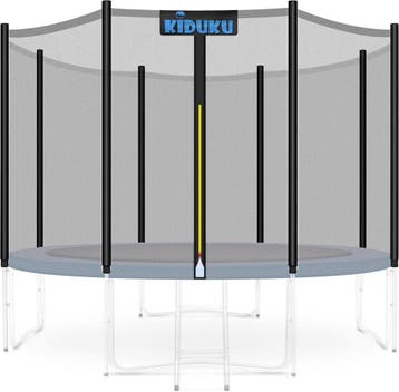 Veiligheidsnet Trampoline - 427 cm - Trampoline net - 12 Sta, Verzenden, Zo goed als nieuw
