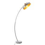 [lux.pro] Staande lamp Stafford vloerlamp159 cm grijs E27, Verzenden, Nieuw