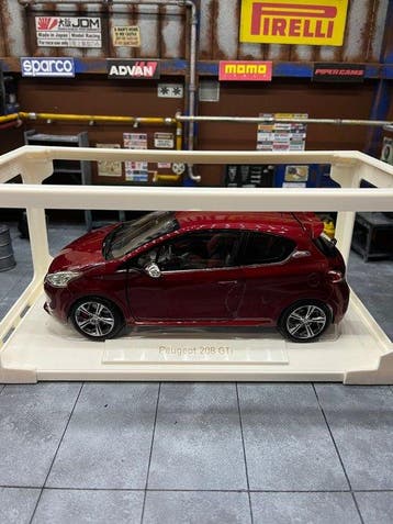 Norev 1:18 - Modelauto - Peugeot 208 GTi (2013) rouge rubis, Nieuw