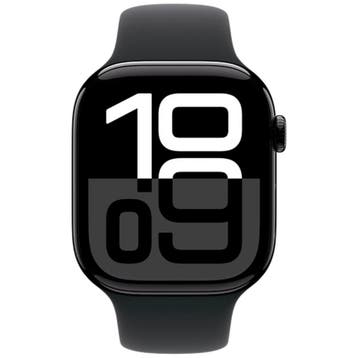 Apple Watch series 10- 46mm - (Jet) Black - GPS and Cellular, Stressniveau, Zwart, IOS, Nieuw