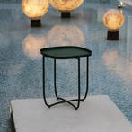 Tuintafel Sandefjord bijzettafel metaal 53x46x46cm zwart [en, Verzenden, Nieuw