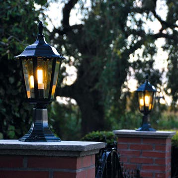 Buitenlamp Ancona Sokkel Dag Nacht Schemersensor LED, Verzenden, Nieuw