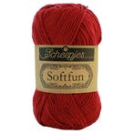 Scheepjes Softfun - 2617 donkerrood - Katoen/Acryl Garen, Ophalen of Verzenden, Nieuw