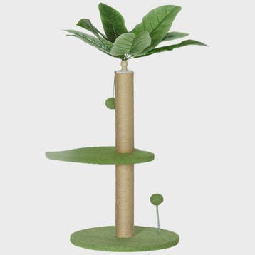 Kattenboom 83 cm met Krabpaal, Speelballetjes en Pluche Plat, Verzenden, Nieuw
