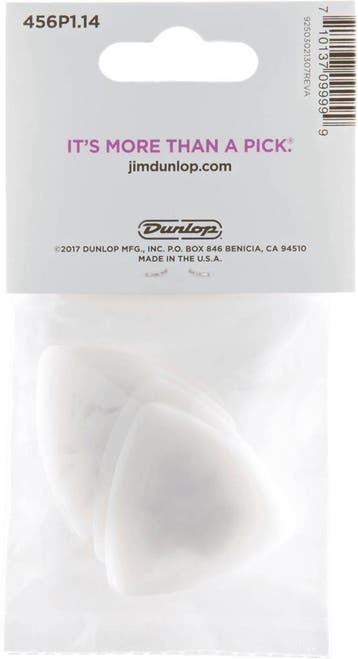 Jim Dunlop 456P114 Tortex Flex bas plectrum 1.14 mm 6-pack, Muziek en Instrumenten, Instrumenten | Toebehoren, Ophalen of Verzenden